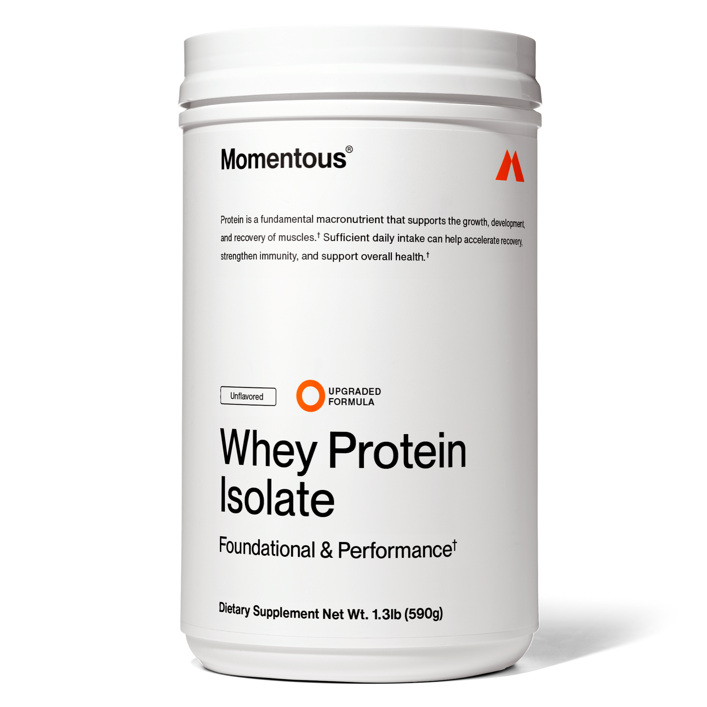 Momentous Grass Fed Whey Unflavored - UK Stockist