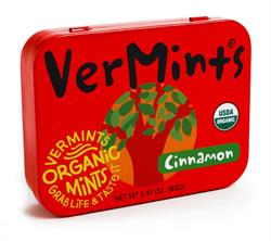 VerMints Organic Mints - Cinnamon 40g, Vermints