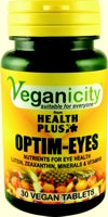 Optim-Eyes 30 Vtabs containing Lutein Zeaxanthin Bilberry and, Veganicity