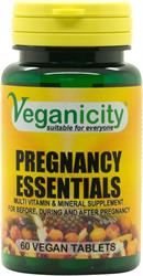 Pregnancy Essentials 60 VTabs advanced and comprehensive Vegan, Veganicity