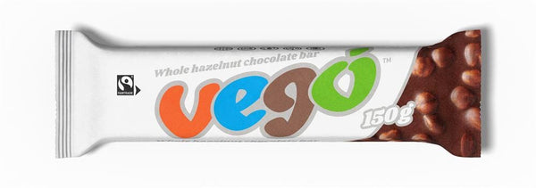 Vego Fairtrade cijela čokoladna bar od lješnjaka 150g