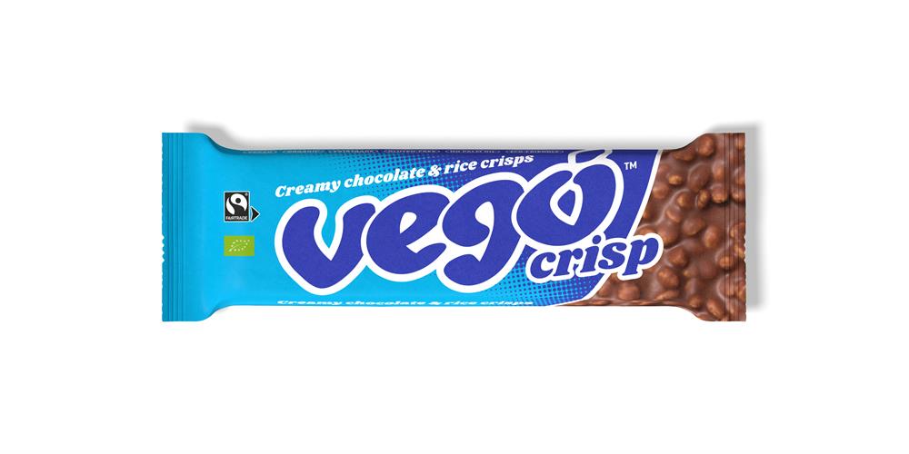 Vego Vego Crisp-Creamy Chocolate & Rice Crisps org/ft