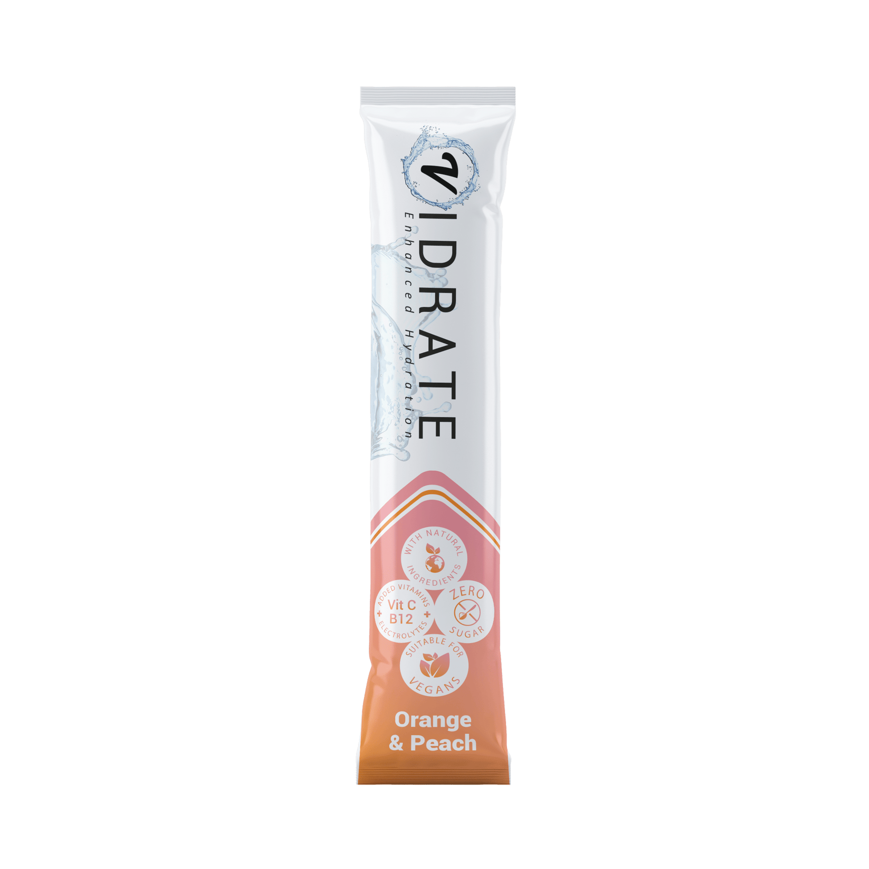 Vidrate Hydration Powder 10x3g Orange & Peach