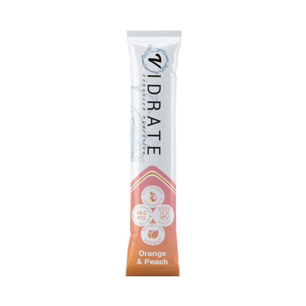 Vidrate Hydration Powder 10x3g Orange & Peach