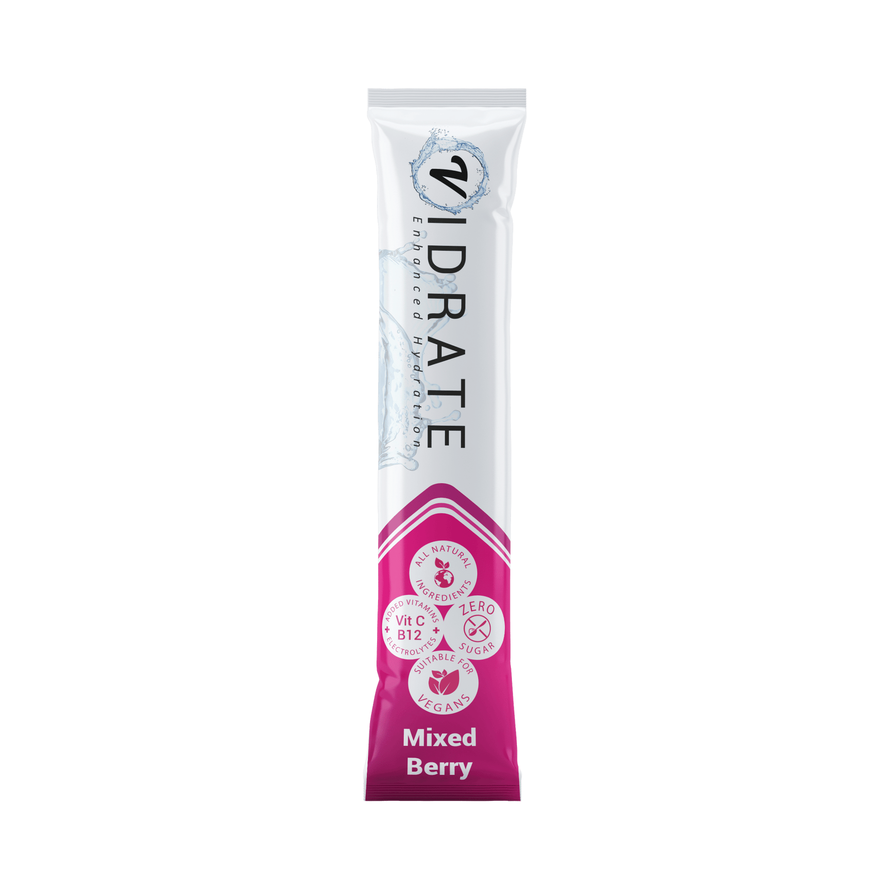 Vidrate Hydration Powder 10x3g Mixed Berry