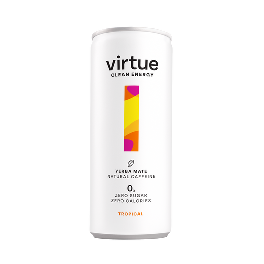 Virtue Clean Energy Yerba Mate 12x250ml Tropical