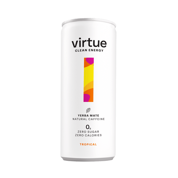 Virtue Clean Energy Yerba Mate 12x250ml Tropical