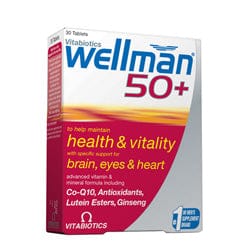 Wellman 50+ 30 Tabs, Vitabiotic