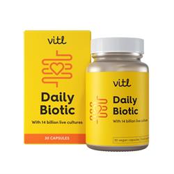 Vilt Daily Biotic with 14 billion live cultures, VITL