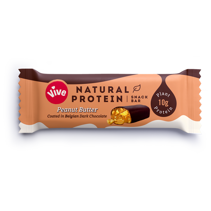 Vive Natural Protein Snack Bar 12x49g Peanut Butter