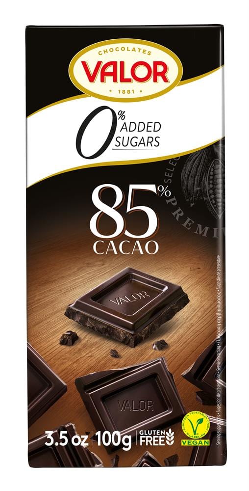 SUCHEUR SUCHEUR 85% de chocolat noir (végétalien et sans gluten) 100g