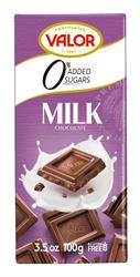 Sugar Free Milk Chocolate (Gluten Free) 100g, Valor