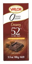 Sugar Free Dark Chocolate With Truffle Cream (Gluten Free) 100g, Valor