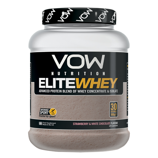 VOW Nutrition Elite Whey 900g Strawberry & White Chocolate