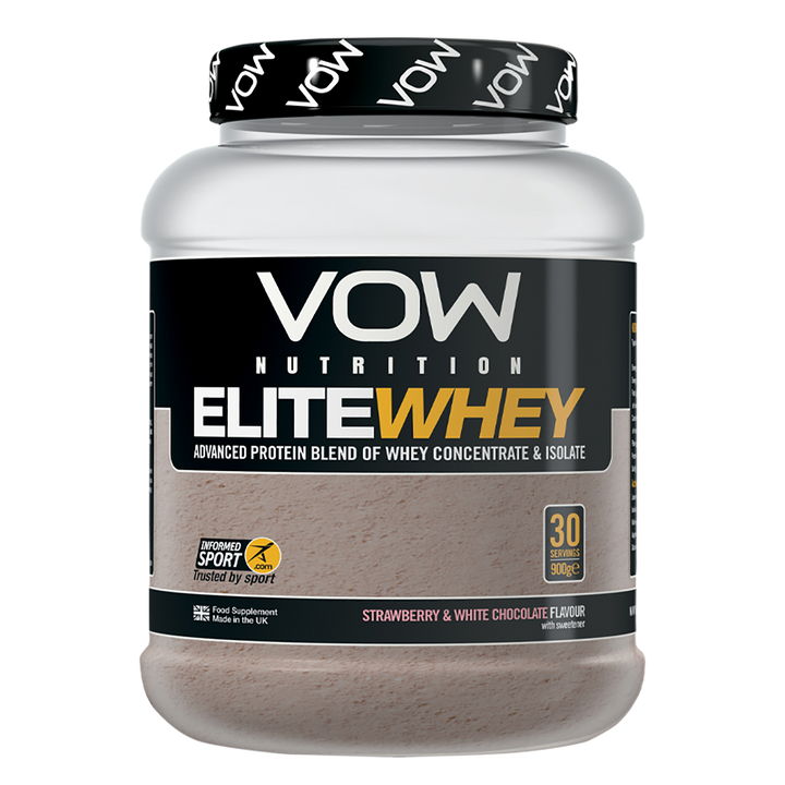 VOW Nutrition Elite Whey 900g Strawberry & White Chocolate