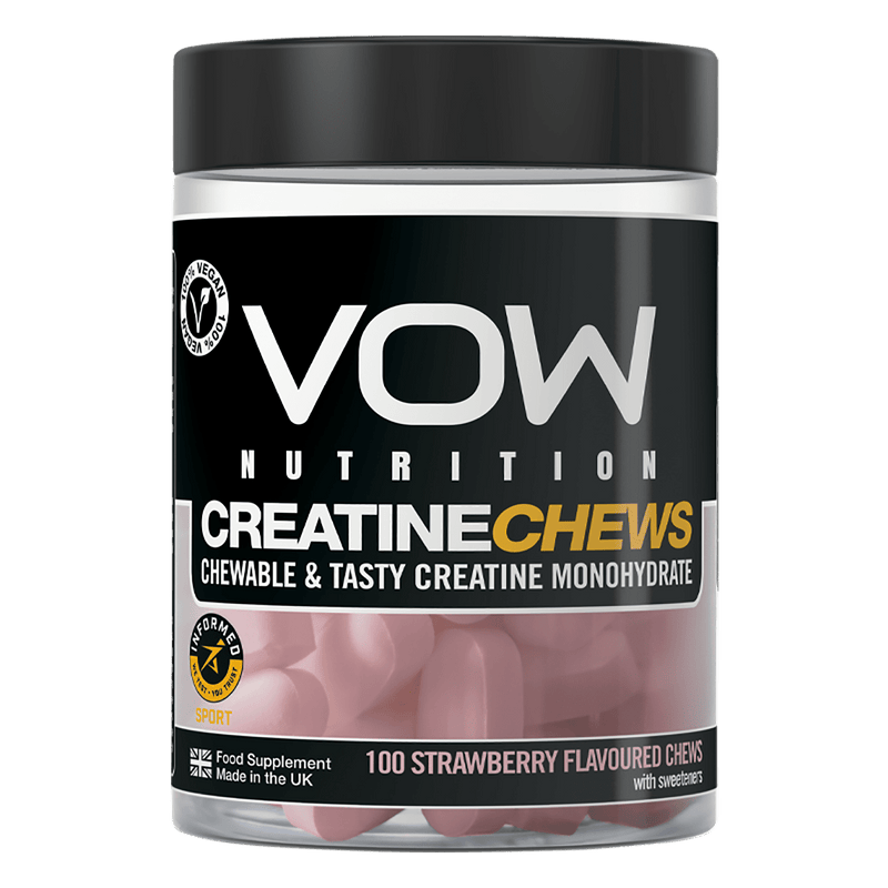 VOW Nutrition Creatine Chews 100 Tabs Strawberry