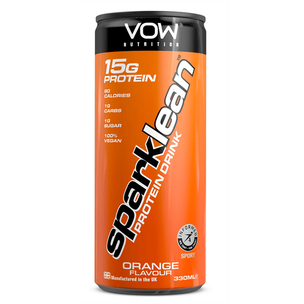 VOW Nutrition Sparklean Protein Drink 12x330ml Orange