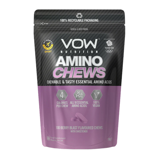 VOW Nutrition Amino Chews 100 Tabs Berry Blast