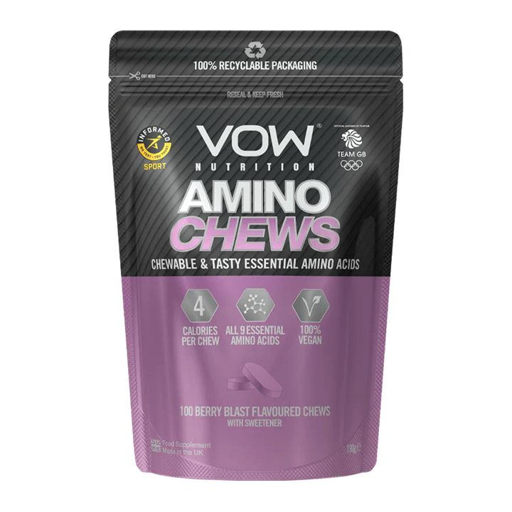 VOW Nutrition Amino Chews 100 Tabs Berry Blast