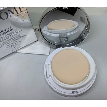 Lancome Paris Miracle Cushion Compact Hydration SPF23 PA+++ Shade 04 Honey Beige