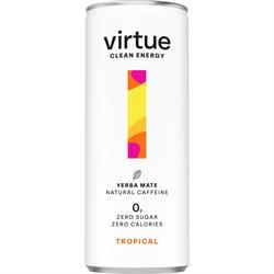 Virtue Clean Energy (Yerba Mate Drink) - Tropical 250ml, Virtue Drinks