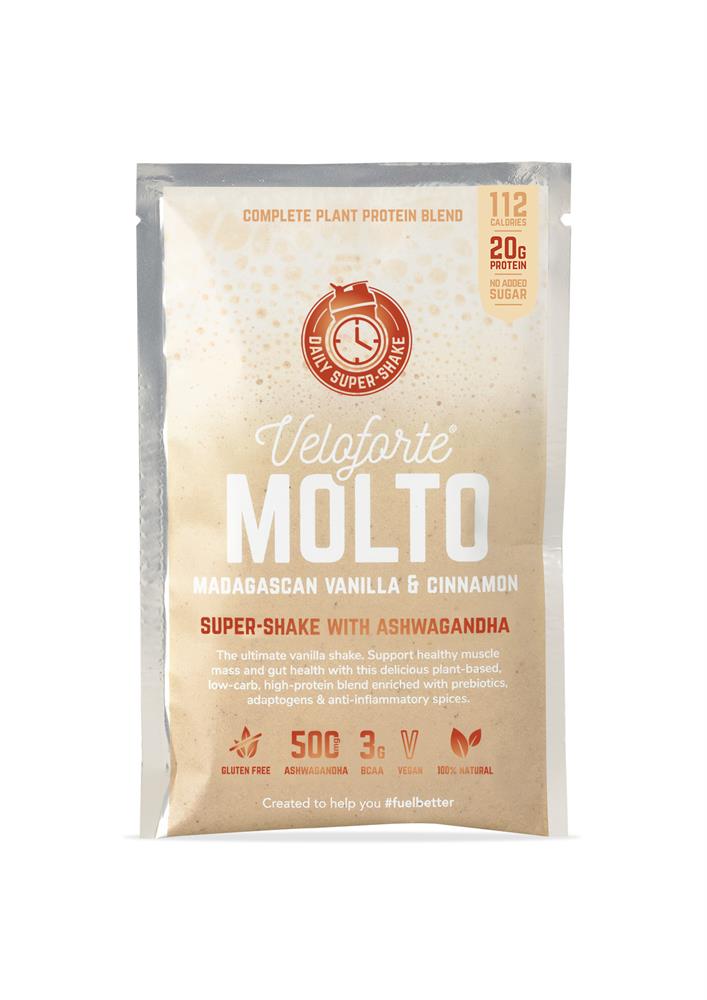 Veloforte Molto Vanilla e Cinnamon Vegan Protein Shake 38G