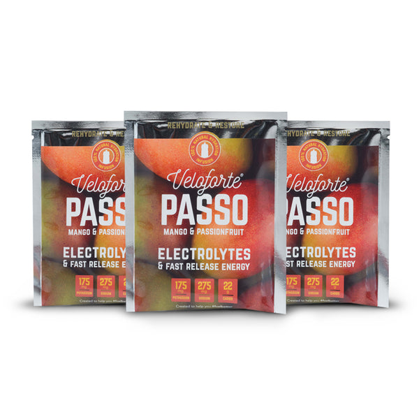 Veloforte Veloforte Passo Hydratation Mix (mangue et fruit de la passion) 27,5g