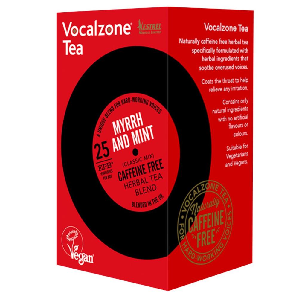 Vocalzone vocalzone menta e myrrh tè 25bags