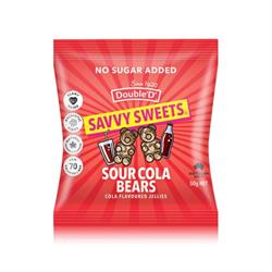 Savvy Sweets Sour Cola 50g, Savvy Sweets