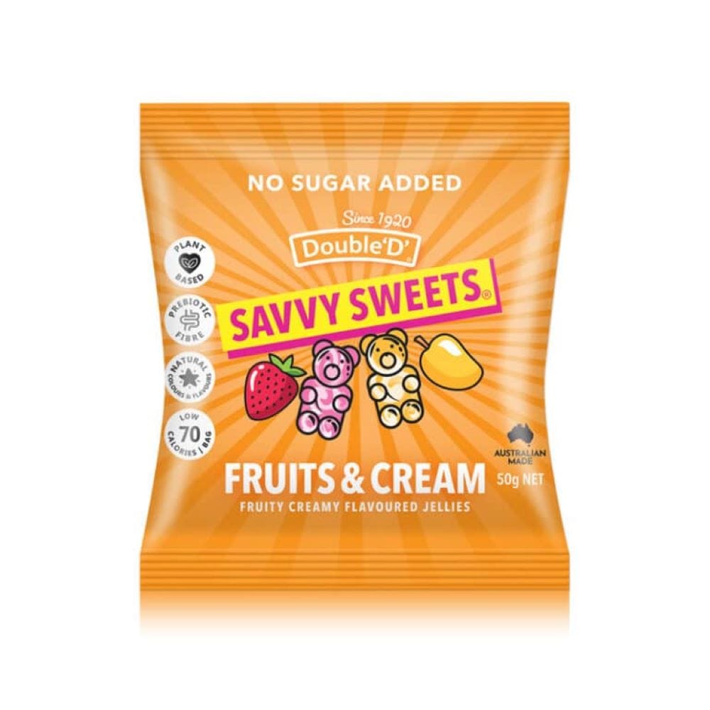Savvy Sweets Savvy Sweets Obst & Creme 50g
