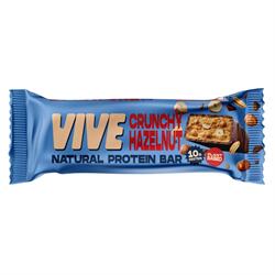 Crunchy Hazelnut Natural Protein Bar 50g, Vivefoods