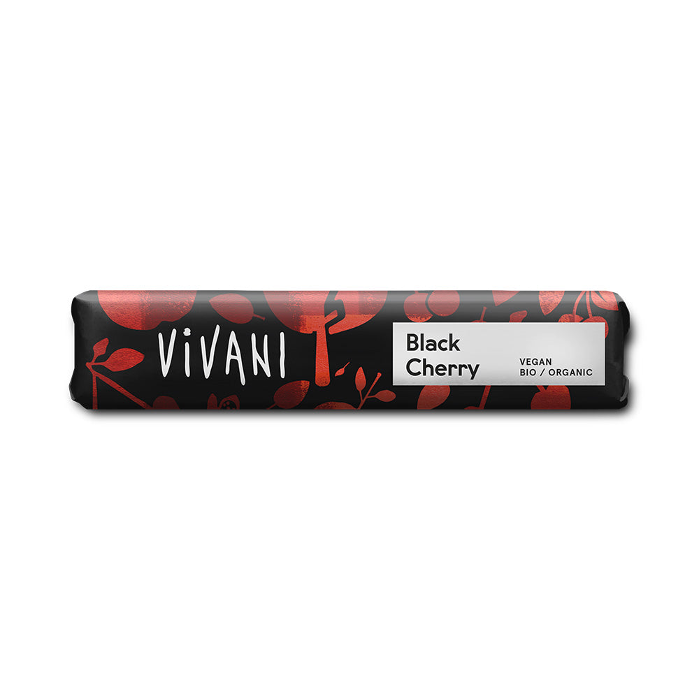 Vivani mini noir cerise chocolat végétalien bio 35g