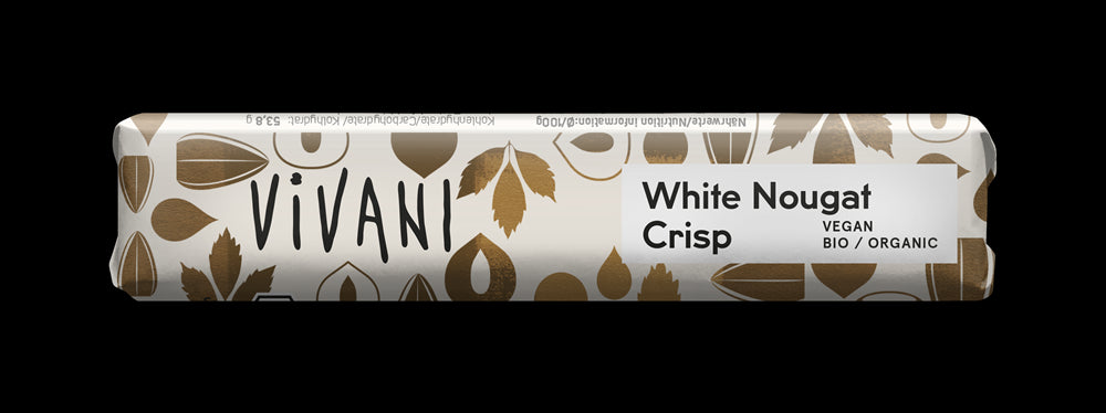 Vivani Mini White Nougat Crisp Chocolate Vegan Organic 35G