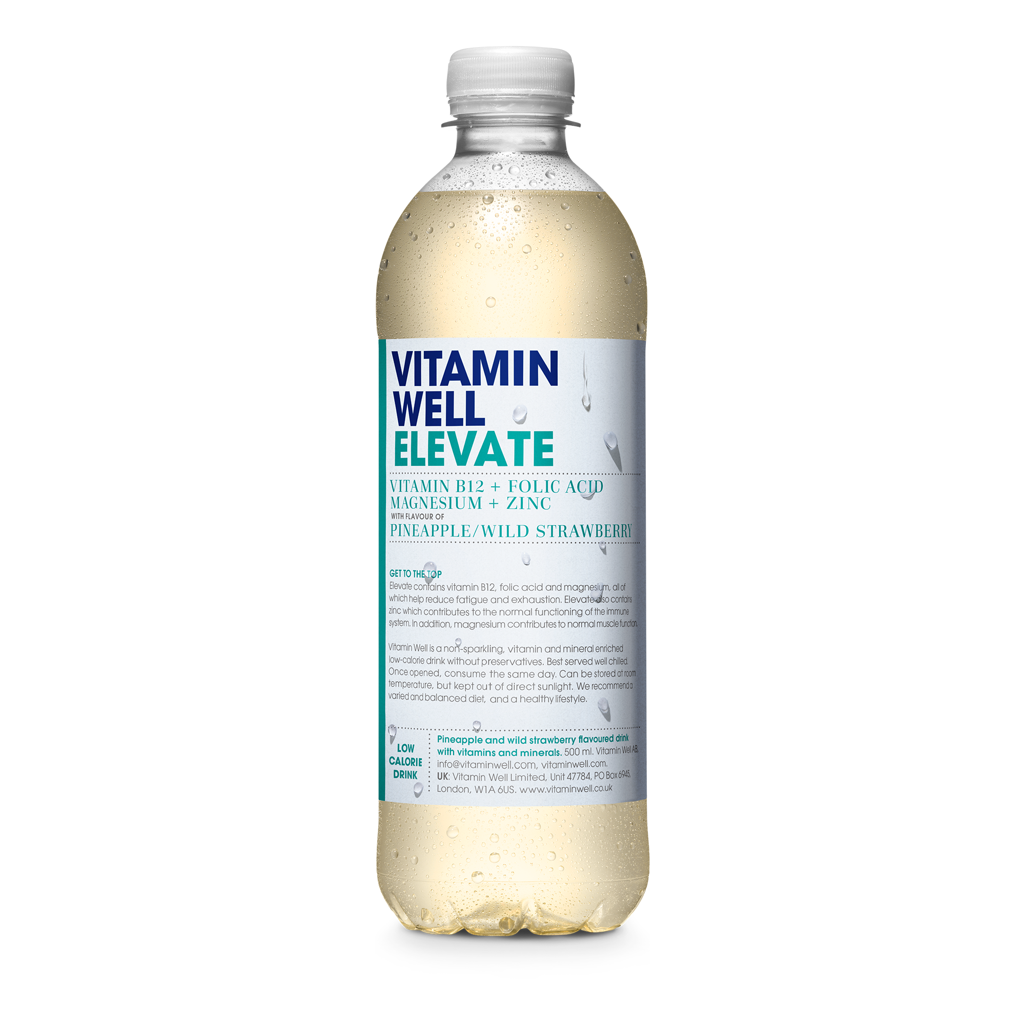 Vitamin Well Elevate 12x500ml Pineapple & Wild Strawberry