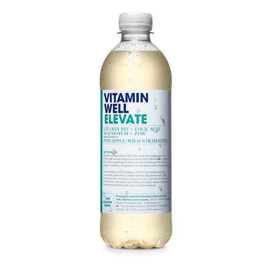 Vitamin Well Elevate 12x500ml Pineapple & Wild Strawberry