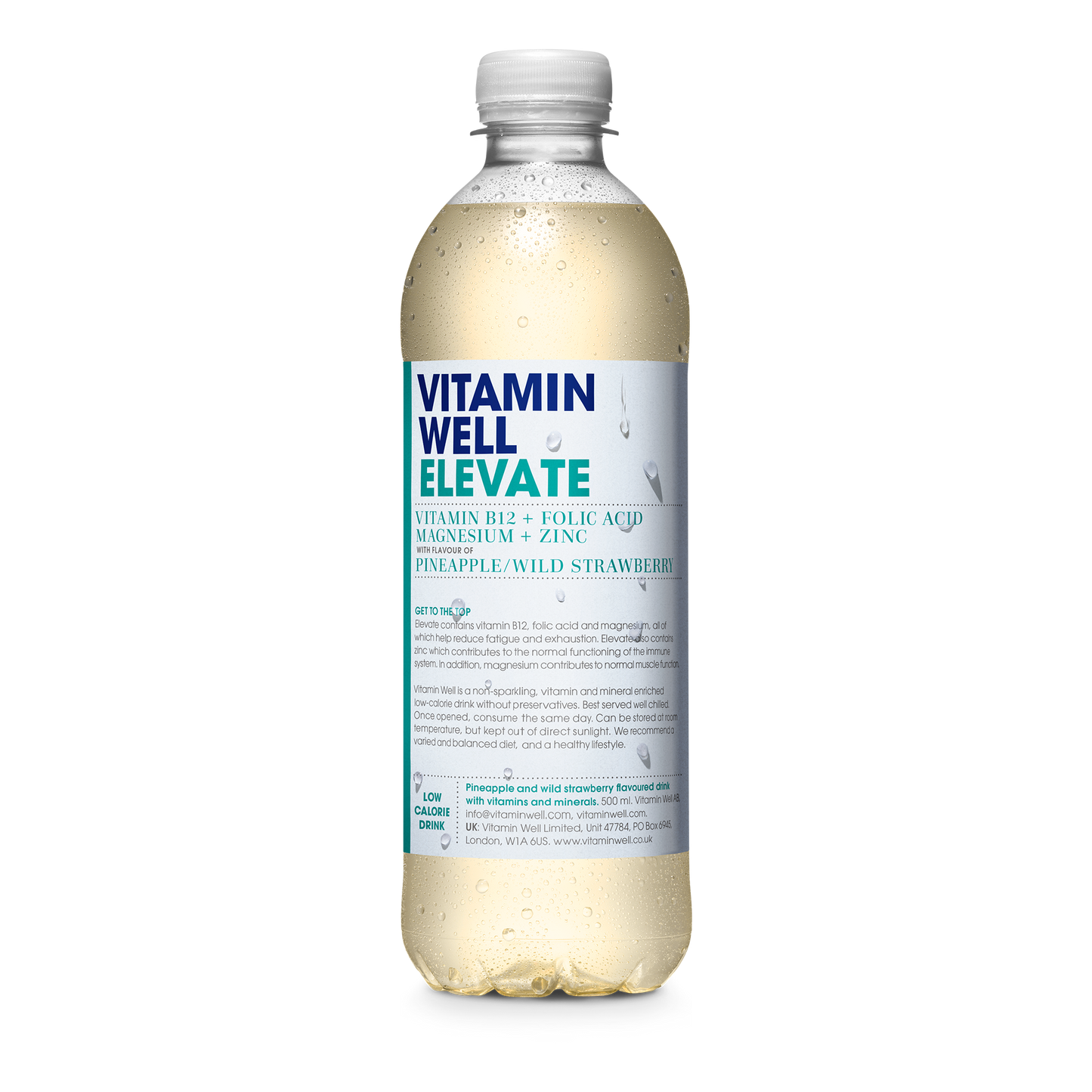 Vitamin Well Elevate 12x500ml Pineapple & Wild Strawberry