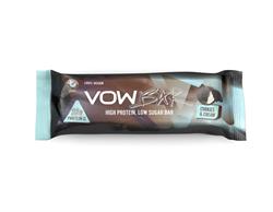 Vow Bar Cookies & Cream Vegan High-Protein Chocolate Snack 48g, Vow Nutrition