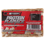Vyomax Nutrition Protein Flapjacks 12x100g White Chocolate & Raspberry