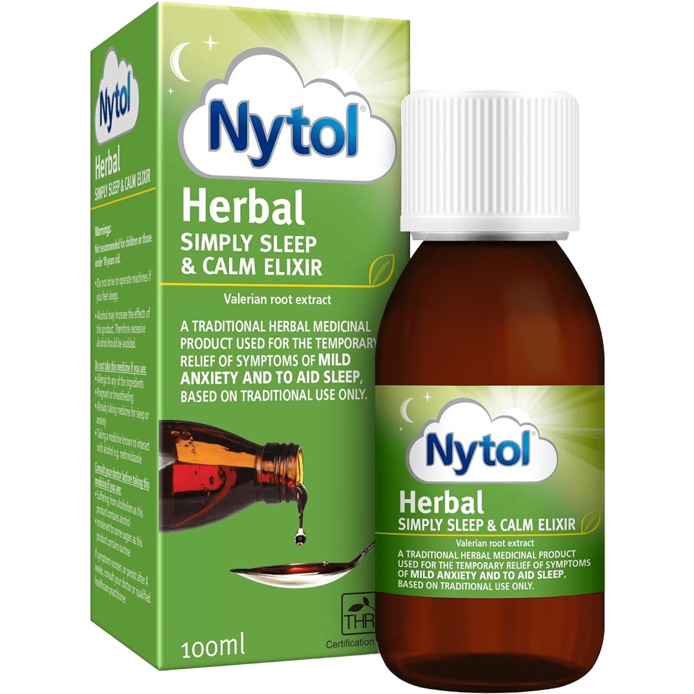 Nytol Herbal Simply Sleep & Calm Elixir 100ml - welzo