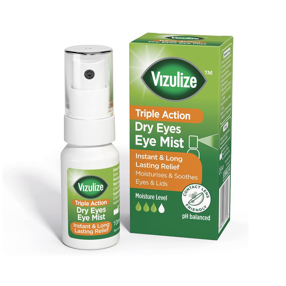 Vizulize Triple Action Dry Eye Mist 10ml