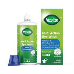 Vizulize Multi Action Eye Wash 300ml, Vizulize