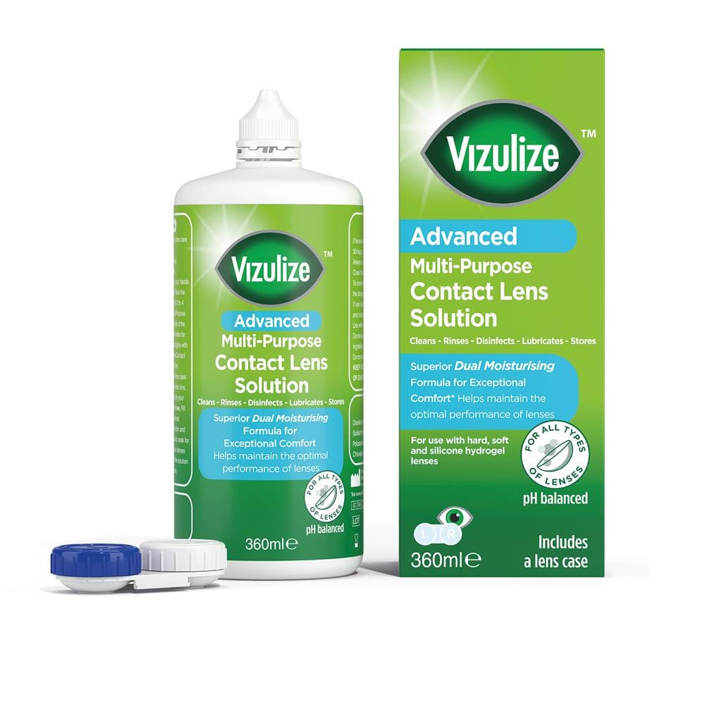 Vizulize Advanced Multi Purpose Contact Lens Solution 360ml