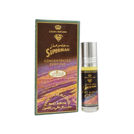 Al-Rehab Super Man Concentrated Perfume Oil 6ml 0.2oz Spicy Woods Oriental Aromatic