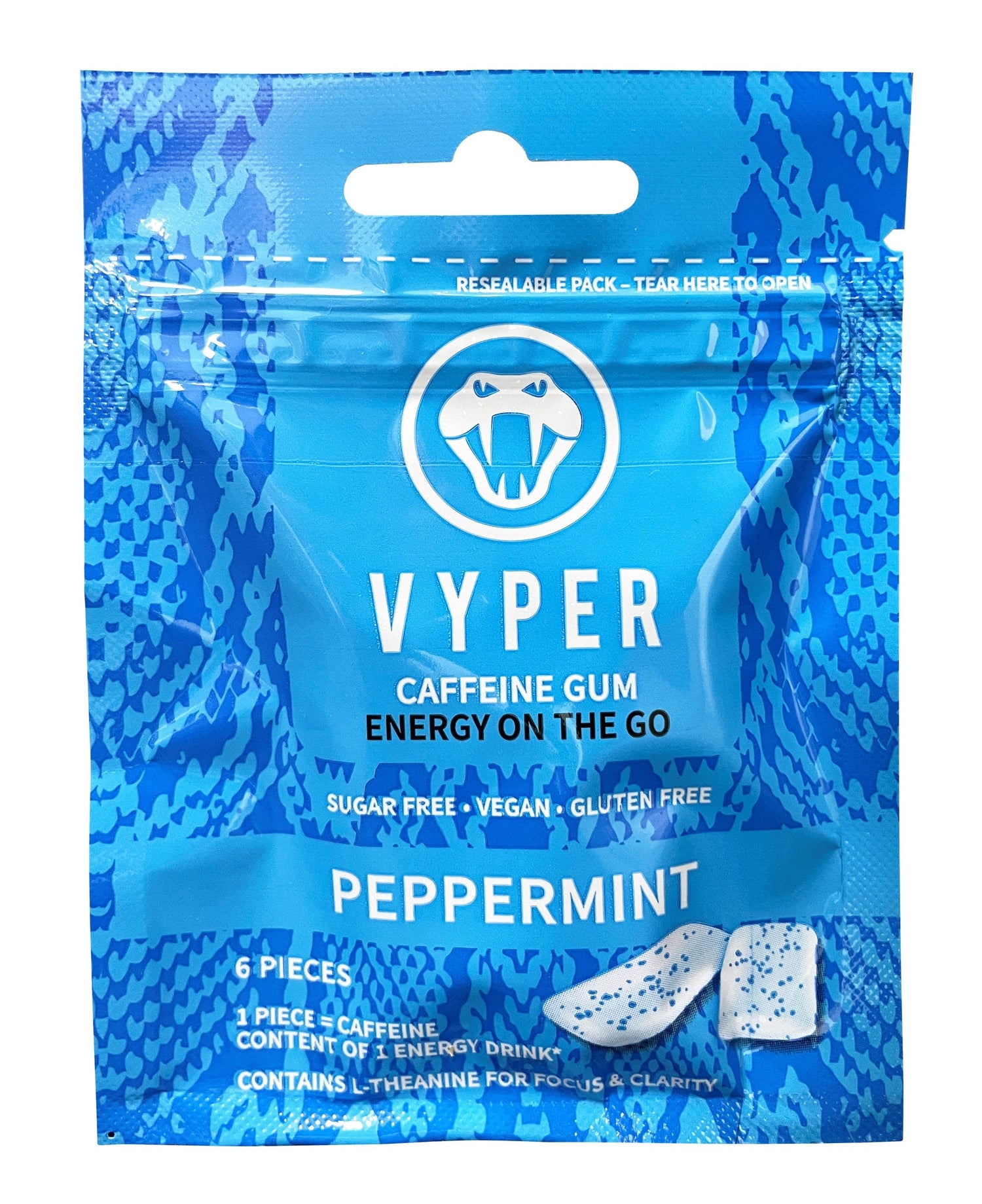 VYPER Caffeine Gum 12x14g Peppermint