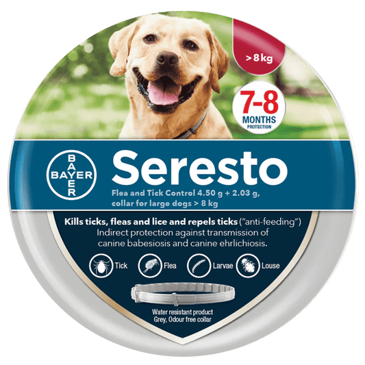 Seresto Flea and Tick Control Collar for Large Dogs - welzo