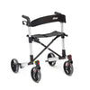 X Fold Lightweight Folding Rollator Walker with Seat & Storage Bag – Drive Devilbiss Mobility Aid (8" Wheels)