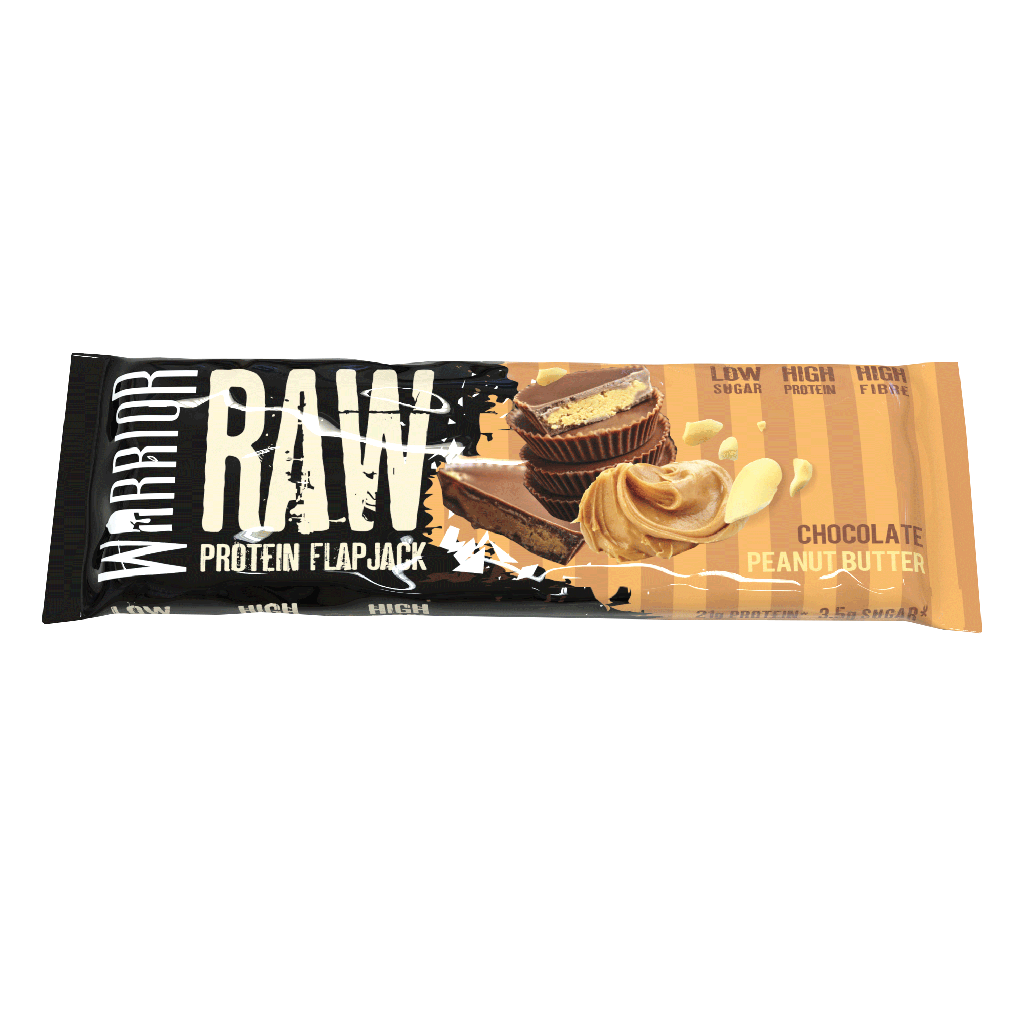 Warrior Raw Protein Flapjack 12x75g Chocolate Peanut Butter