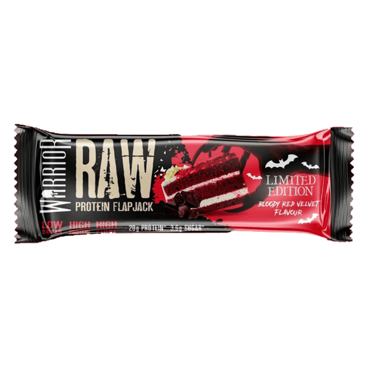 Warrior Raw Protein Flapjack 12x75g Red Velvet Cake