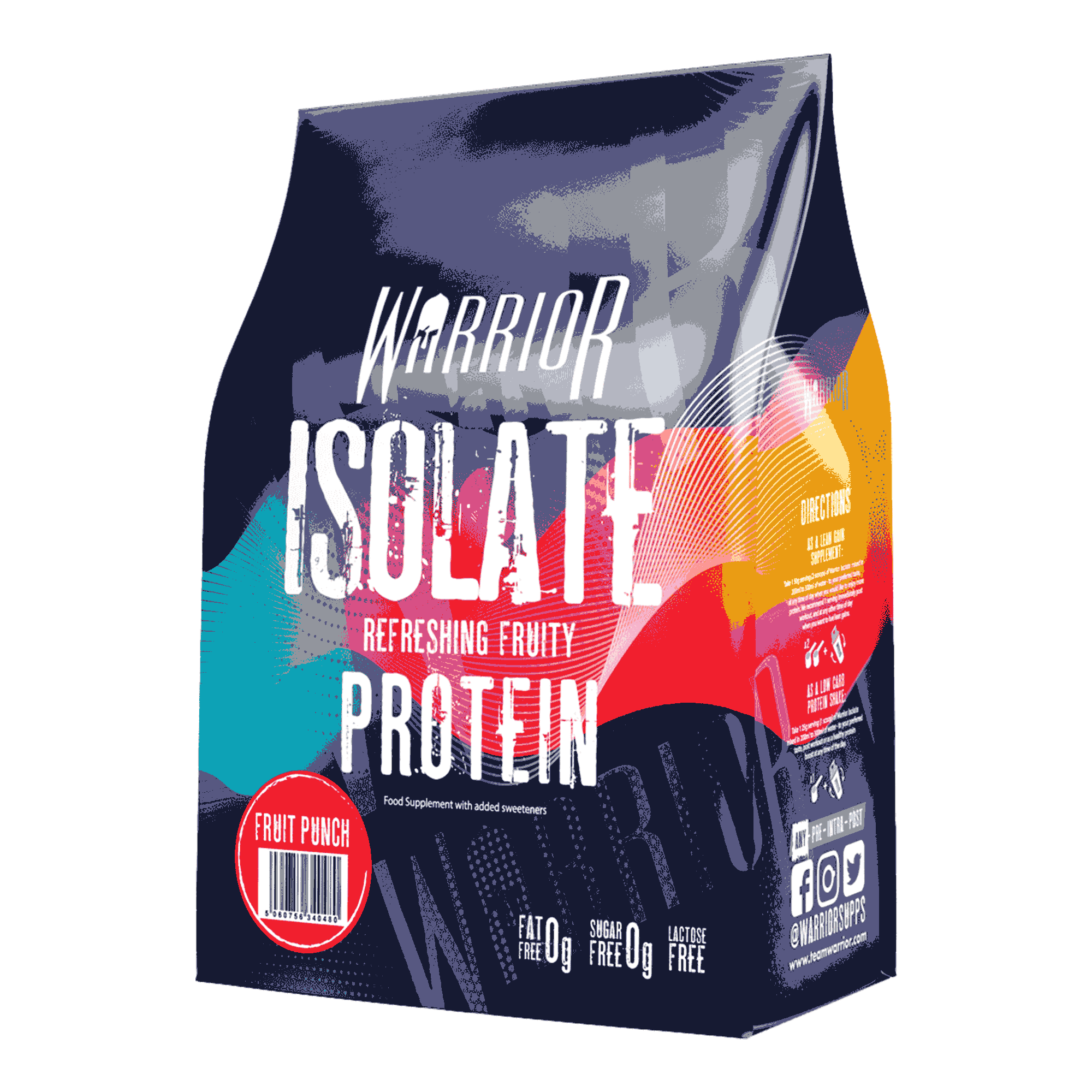 Warrior Isolate 500g Fruit Punch