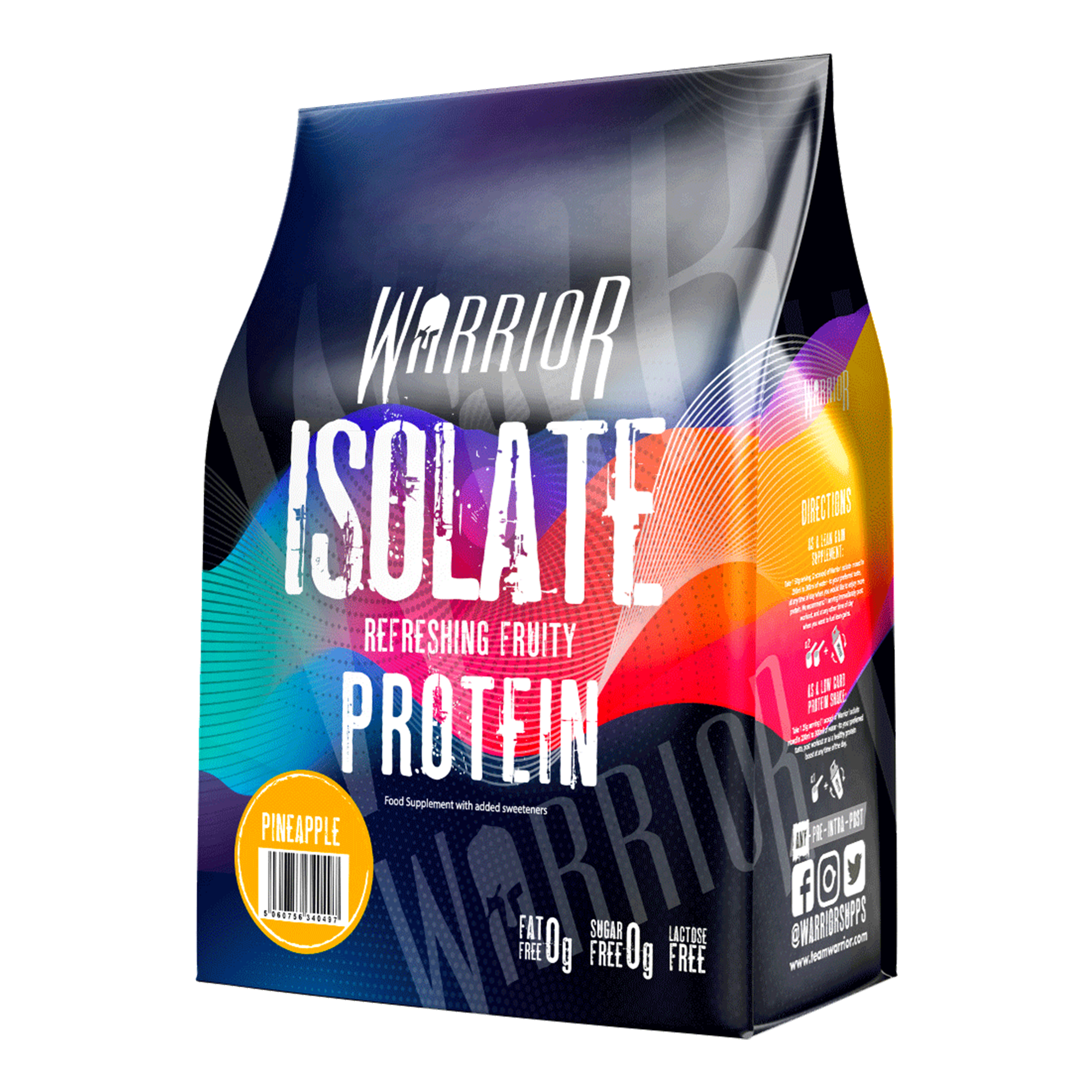 Warrior Isolate 500g Pineapple